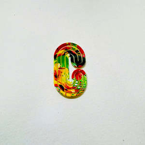 Patch en silicone 3D multicolore en forme de cœur et de fleur pour chapeaux et vêtements, accessoires thermocollants en strass, à coudre, en caoutchouc souple pour la couture et le repassage - Product Image 2