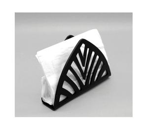 กล่องกระดาษทิชชู่ดีไซน์สูงสุดที่ทันสมัยหรูหราโลหะสีดําสําเร็จรูปบ้านและโรงแรมผู้ถือกระดาษทิชชู่ - Product Image 1