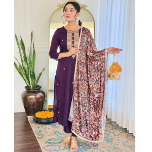 ชุด kurti ที่สวยงามจำนวนมากมาพร้อมกับชุด dupatta และ Palazzo สำหรับเด็กผู้หญิงที่ใส่ไปงานปาร์ตี้มีจำหน่ายในราคาที่ดีที่สุด - Product Image 1