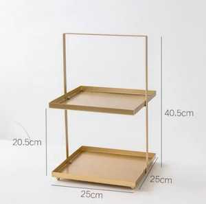 Custom Simple Modern Gold Metal Stainless Steel Commercial Grade Dishwasher Microwave Safe Polished Finish Hotel Serving <b>Trays</b> - Product Image 5