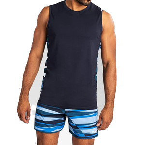 เสื้อกล้ามผ้าฝ้ายแขนกุดสำหรับผู้ชายเสื้อยืดฟิตเนสออกแบบได้ตามต้องการ - Product Image 4