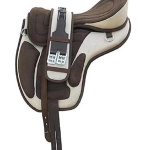 Selle anglaise légère Freemax Meilleures selles de dressage et Western sans arbres avec cuir synthétique pour l'équitation - Product Image 5