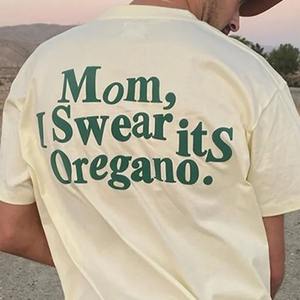 เสื้อยืดพิมพ์ลายพัฟฟ์ออกแบบได้ตามต้องการเสื้อยืดสำหรับผู้ชายเสื้อยืดพิมพ์ลายโฟม3D ผ้าฝ้าย100% เรียบๆสไตล์โอเวอร์ไซส์ - Product Image 4