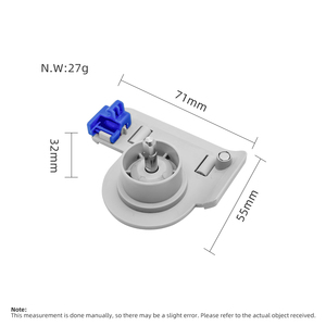 Cubierta Lateral de Agarre Compatible con Ecovacs Deebot X11 OmniCyclone / DEEBOT X11 PRO OMNI Robot Aspirador, Mango de Rodillo, Mango de Mopa Desmontable - Product Image 6
