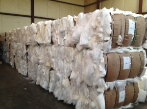 Déchets de film LDPE naturel en balles en grande quantité - Product Image 2