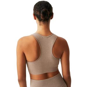 Sujetador Deportivo para Mujer al por Mayor, Sin Costuras, Acolchado, para Gimnasio, Yoga, Fitness, Suave, Elástico, Transpirable, Ropa Deportiva para Correr y Entrenar - Product Image 5