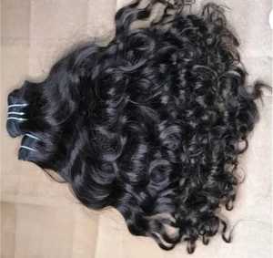 Meilleurs paquets de cheveux vierges indiens bouclés avec fermeture dentelle frontale au prix de gros, extensions de cheveux humains bouclés - Product Image 4