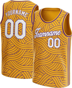 Wholesale Custom Sublimation Printed Breathable Unisex Anti-Bacterial Basketball Jerseys with Custom Team <b>Name</b> 100% Polyester - Product Image 4