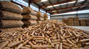Granulés de bois de pin et de hêtre de qualité supérieure, diamètre 2 mm, sacs de 1000 kg, teneur en cendres 3,9 % pour A1, fournis directement par l'usine - Product Image 6