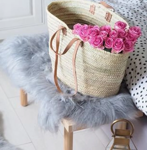 High QualityStraw Beach <b>Bag</b> with Leather Strap <b>Straw</b> Backpack - Product Image 1