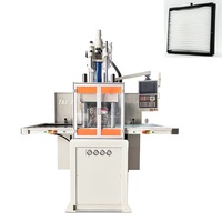Machine de moulage par injection verticale à double glissière de 85 tonnes, éléments de filtre de climatisation, moteur à haute productivité