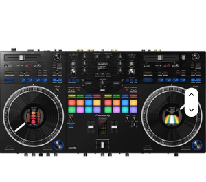 CHART TOPPING Nuevo Controlador de DJ Portátil DDJ-REV7 de 2 Canales, Rekord-box, Serato DJ Pro, Jog Wheels Motorizados, 12V (Negro) - Product Image 2