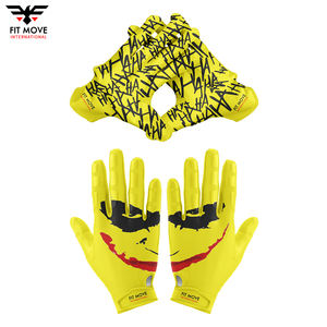 2024 New Arrival Custom Design American Receiver <b>Football</b> <b>Glove</b> <b>for</b> Adults and <b>Kids</b> Batting <b>Gloves</b> Use OEM Service Customized - Product Image 6
