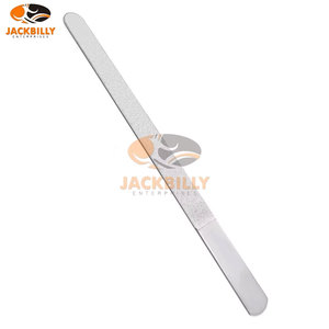 Pousse-cuticules double tête en acier inoxydable neuf, outils professionnels de qualité supérieure pour le nettoyage précis des ongles et les soins des pieds - Product Image 2