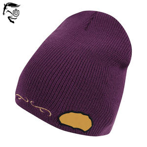 Gorras de invierno con logotipo personalizado de Jacquard para hombre-¡Sombreros de lana de punto de alta calidad en su elección de colores! - Product Image 1