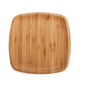 Assiette et vaisselle en bois fruits pour fête de mariage avec vaisselle taille différente et couleur bois naturel - Product Image 2