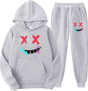 Conjunto Deportivo Completo de Talla Grande para Hombre y Mujer con Cordón, 100% Algodón para Invierno - Product Image 4