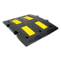 Ileri Trafik Reducteur de vitesse en caoutchouc 60x50x4.5 cm Noir 10.55 kg PL-01-300