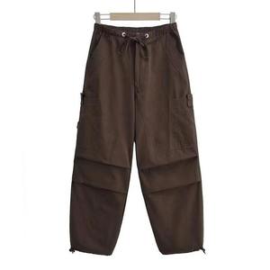High Quality 100% Cotton Casual Men's High Street <b>Winter</b> Jogger Sweatpants Mid Waist Elastic Waist Embroidered Logo Baggy Fleece - Product Image 1