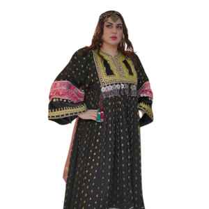 เดรสผ้าคอตตอนปักลูกไม้สไตล์วินเทจจาก Kuchi - Product Image 3