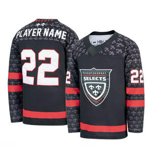 OEM Tackle Twill Team Hockey Wear Sublimación personalizada Práctica Hockey sobre hielo Jersey 2025 - Product Image 2