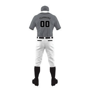 High Quality Adults <b>Baseball</b> Uniform <b>Set</b> New Design Breathable Quick Dry Jersey Team Wear Plus Size <b>Baseball</b> uniforms - Product Image 3