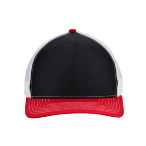 โรงงานขายส่ง ODM OEM หมวกแก๊ปทรง Trucker รุ่น Ri 112 สีพื้น ขอบโค้ง ปรับขนาดได้ ตาข่าย 6 แผง ออกแบบเองได้ 男女兼用 - Product Image 3