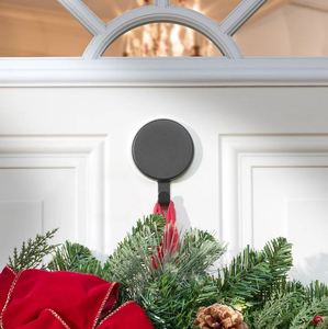 Classic Design Metal <b>Wreath</b> Indoor & Outdoor Home Hotel <b>Door</b> Entryway Hanging Decor Wall Window Xmas Festive Party Decoration - Product Image 2