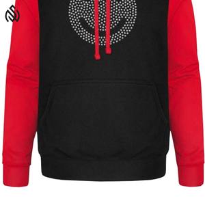 Pull à capuche en strass pour hommes en gros Logo personnalisé imprimé Design élégant 100% coton pour l'automne-Fabriqué au Pakistan - Product Image 4