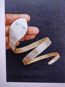 Último brazalete de cuerno de búfalo de moda para pulsera tamaño precio barato con uso hecho a mano para la venta caliente de la India - Product Image 4