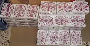 Vente à l'exportation de bijoux en marbre martelé 10x7.5 cm avec motif de nacre rose disponibles chez Bulk Supply from India - Product Image 5