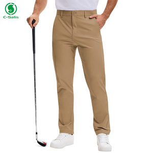 <span class=keywords><strong>Pantaloni</strong></span> da Golf ABC Slim Fit da <span class=keywords><strong>Uomo</strong></span>, Stile Business Leggero, Gamba Dritta <span class=keywords><strong>con</strong></span> <span class=keywords><strong>Tasche</strong></span> <span class=keywords><strong>Laterali</strong></span> Nascoste, Vita Media, Taglia 4XL - Product Image 2