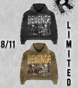 กางเกงวอร์มทรงถุงซักแบบกรดออกแบบได้ตามต้องการมีฮู้ดพิมพ์ลายซีดกันแดดด้วยเทคนิคการปักโดยตรงจากผู้ผลิต - Product Image 3