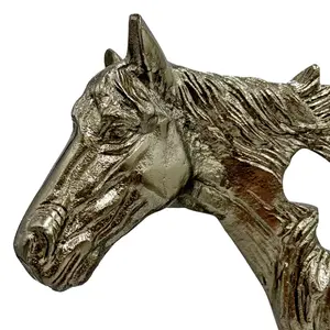 Escultura de Moneda 3D de Animales en Aluminio Chapado en Oro Hecha a Mano de Primera Calidad, Acabado Pulido, Diseño Moderno para Decoración de Bodas y Festividades - Product Image 3