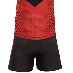 Uniformes de Rugby al por Mayor 2026, Trajes de Equipo de Alta Calidad, Transpirables, de Secado Rápido, Manga Corta, Color Personalizado, 100% Poliéster - Product Image 4