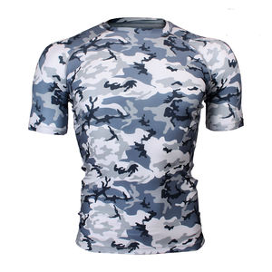 Sublimado diseño personalizado BJJ Rash Guard 100% algodón manga larga personalizado OEM ODM al por mayor - Product Image 1