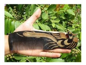 Usine Viet Nam Produits populaires de haute qualité Peigne à cheveux en corne Peignes à poignée en corne de buffle Top produits faits à la main - Product Image 2