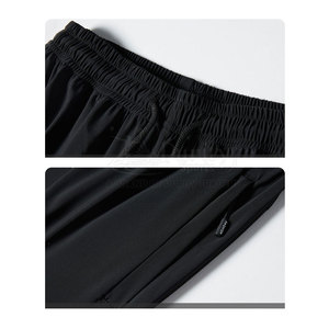 Pantalones Cortos Deportivos Personalizados para Hombre, de Secado Rápido, con Logotipo Impreso en la Parte Delantera, Cierre con Cordón y Cintura Media, en Algodón y Poliéster - Product Image 3