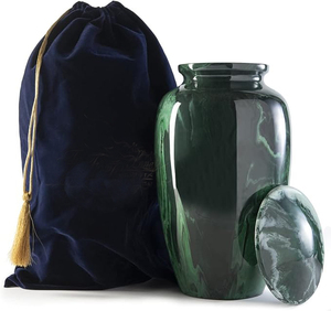 Urnes funéraires en bois modernes de style américain faites à la main Urnes funéraires décoratives pour hommes et femmes - Product Image 2