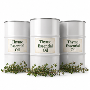 Huile essentielle de thym marocain biologique en vrac, distillée à la vapeur, qualité cosmétique, USDA Organic, Ecocert, vente en gros - Product Image 1