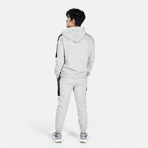 2025เซ็ตกีฬา2ชิ้นกางเกงมีฮู้ดสำหรับผู้ชายชุดวอร์มผ้าคอตตอน100% ชุดกีฬาสไตล์ใหม่ - Product Image 2