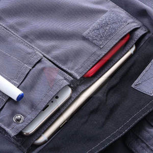 Pantalon de travail léger et respirant pour homme Vêtements de travail décontractés à 8 poches avec caractéristiques imperméables et ignifuges - Product Image 6