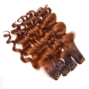 Extensiones de Cabello Humano Vietnamita de la Más Alta Calidad, Ondulado, Colores Personalizables, Precio al por Mayor, Paquete 2025 - Product Image 2