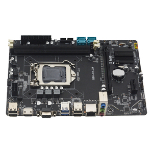 H81マザーボードLGA1150 Core i3 i5 i7 Pentium Celeron Max 16GBデュアル<span class=keywords><strong>DDR3</strong></span>マザーボードとCPUコンボ - Product Image 2