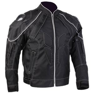 Moto robuste moto longue équitation Textile imperméable noir Motocross Cardura Textile veste - Product Image 3