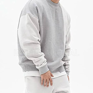 Sweat-shirt d'hiver en polaire pour hommes, col en O, manches longues, couleurs et tailles personnalisables, service OEM, nouveau design d'impression, vente en gros - Product Image 3
