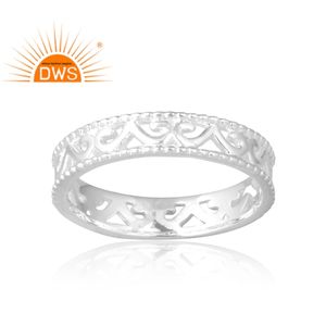 Anillo de banda de plata 925 más vendido, joyería personalizada para mujer, regalo para ella para fiestas, para festivos - Product Image 1