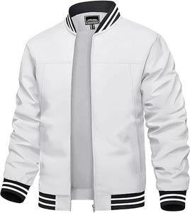 Blouson aviateur professionnel à col montant extérieur pour hommes, imperméable et respirant, avec logo personnalisé et fermeture éclair - Product Image 5