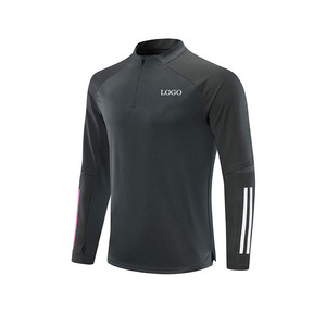Survêtement pour homme en coton et polyester / Manches longues / Prix de gros / Service OEM / Col montant réglable - Product Image 5