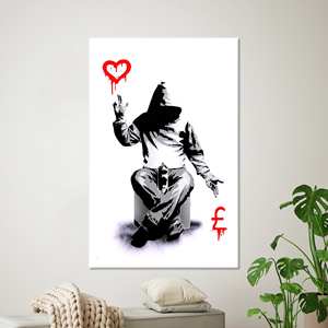 Tableau sur toile imprimé : Design Graffiti Urbain pour Décoration Intérieure Moderne, TOILE ENROBÉE - Product Image 1